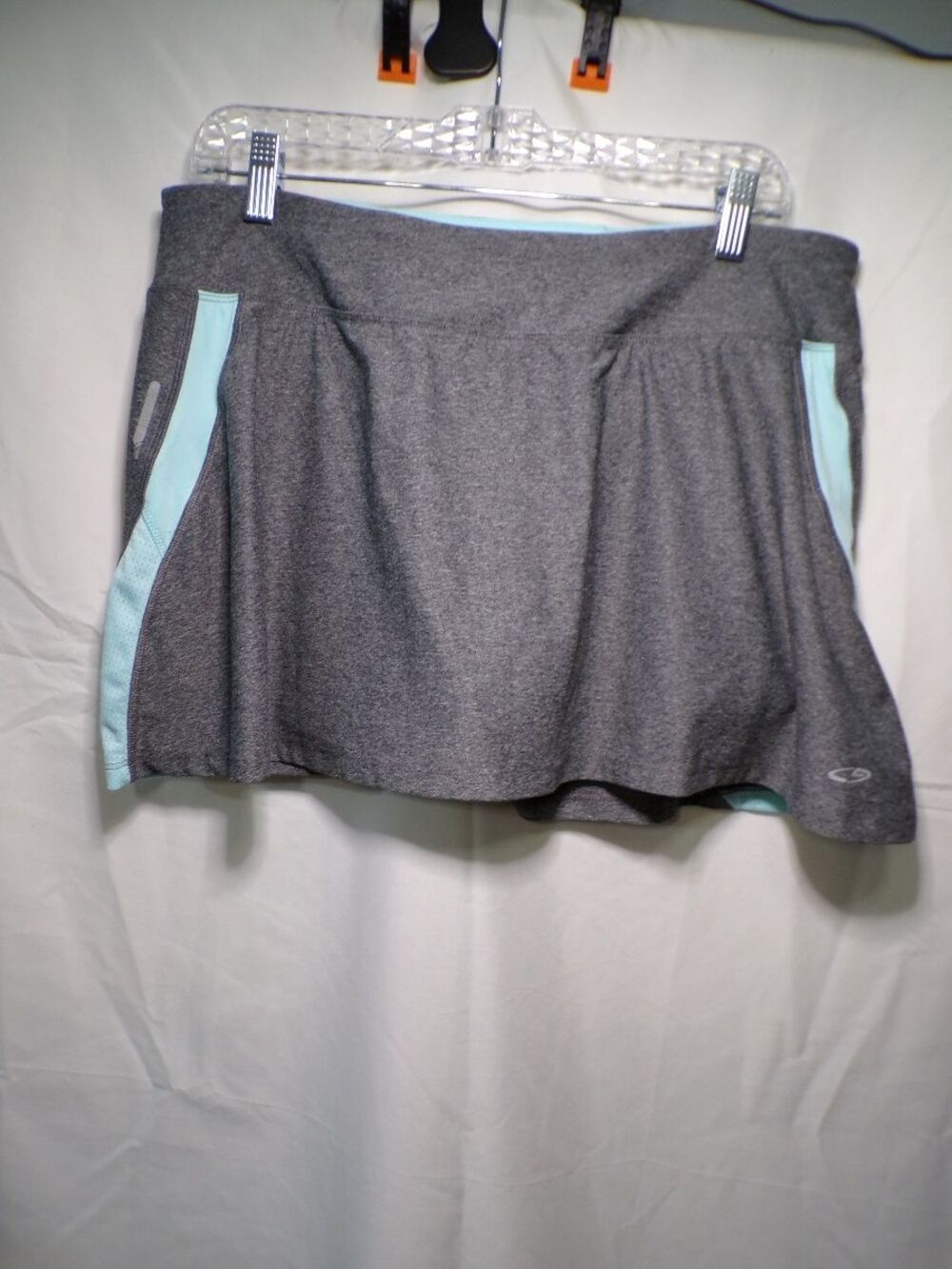 c9 by champion Women XL Gray Athletic Skort with Built-In Shorts